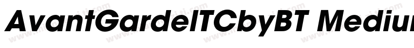AvantGardelTCbyBT Medium字体转换